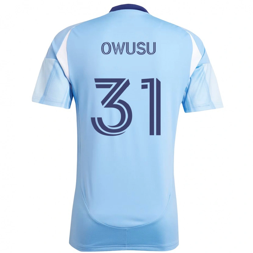 Danxen Men Samuel Owusu #31 Light Blue Home Jersey 2025/26 T-Shirt