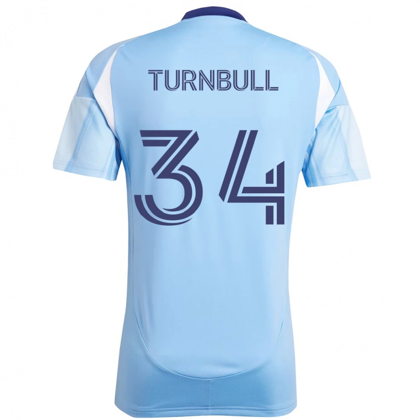 Danxen Men Stephen Turnbull #34 Light Blue Home Jersey 2025/26 T-Shirt