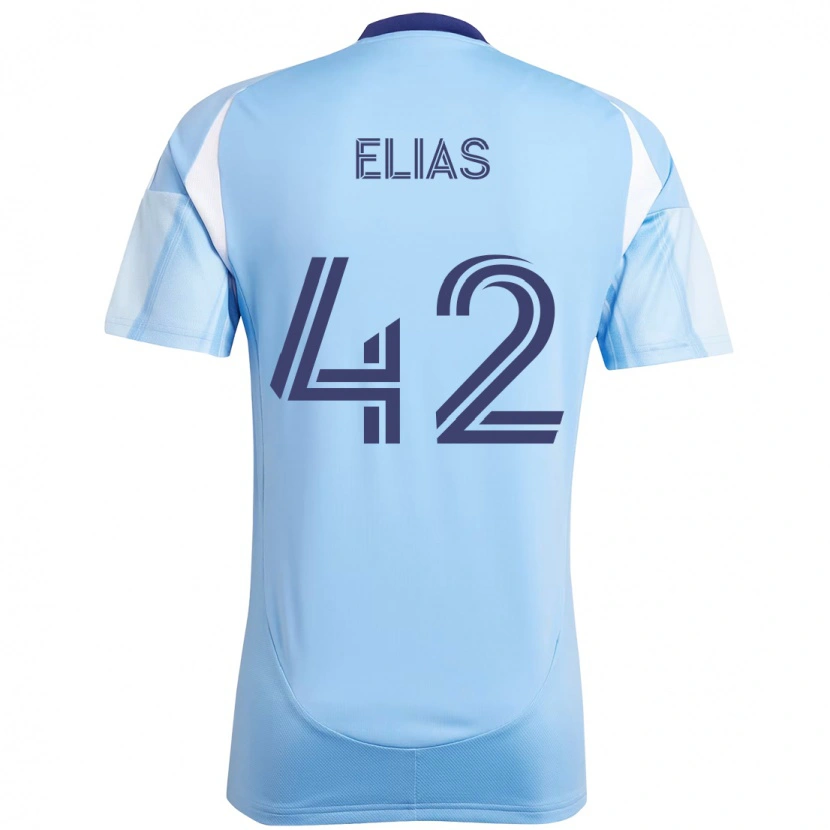 Danxen Men Piero Elias #42 Light Blue Home Jersey 2025/26 T-Shirt