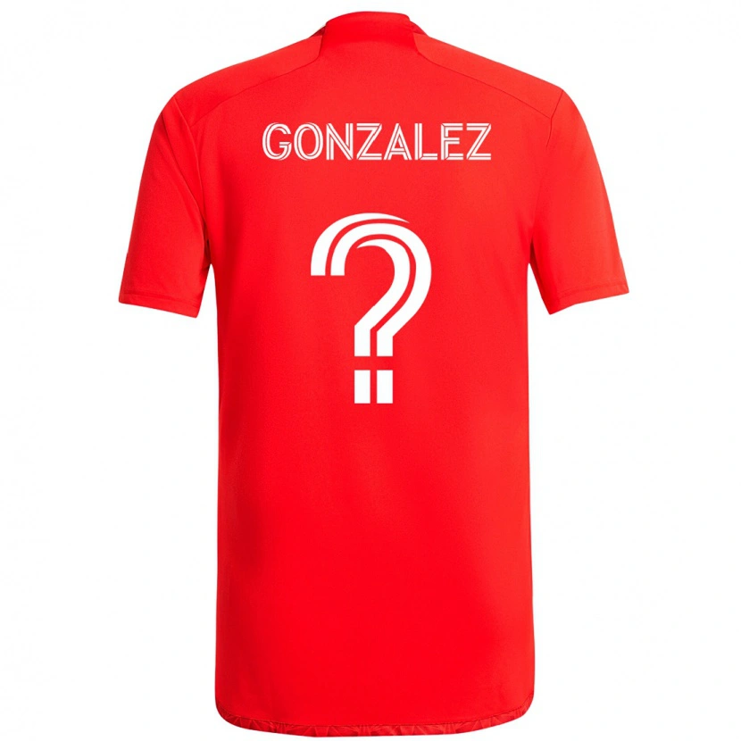 Danxen Men Omar González #0 Red White Home Jersey 2025/26 T-Shirt
