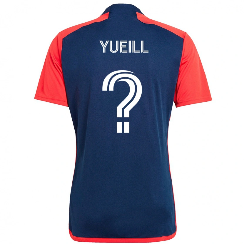 Danxen Men Jackson Yueill #0 Blue Red Home Jersey 2025/26 T-Shirt