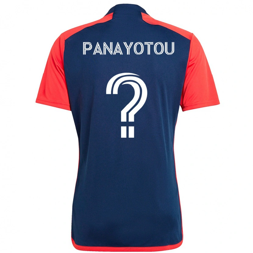 Danxen Men Jack Panayotou #0 Blue Red Home Jersey 2025/26 T-Shirt