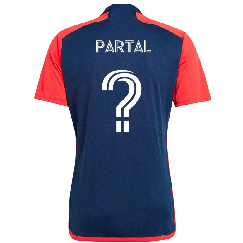 Danxen Men Joshua Partal #0 Blue Red Home Jersey 2025/26 T-Shirt