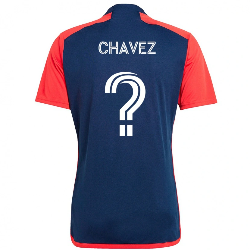 Danxen Men Gabriel Chávez #0 Blue Red Home Jersey 2025/26 T-Shirt