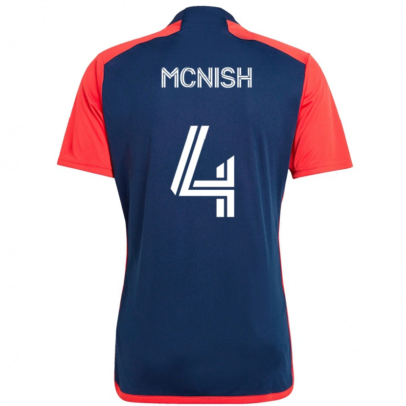 Danxen Men Sheridan Mcnish #4 Blue Red Home Jersey 2025/26 T-Shirt