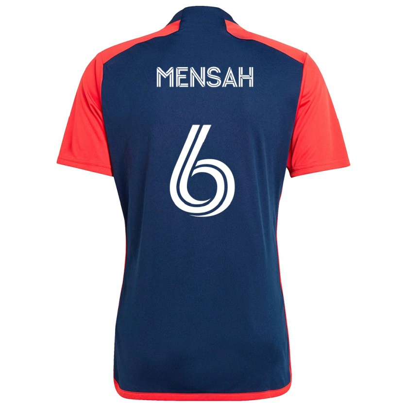 Danxen Men Jonathan Mensah #6 Blue Red Home Jersey 2025/26 T-Shirt