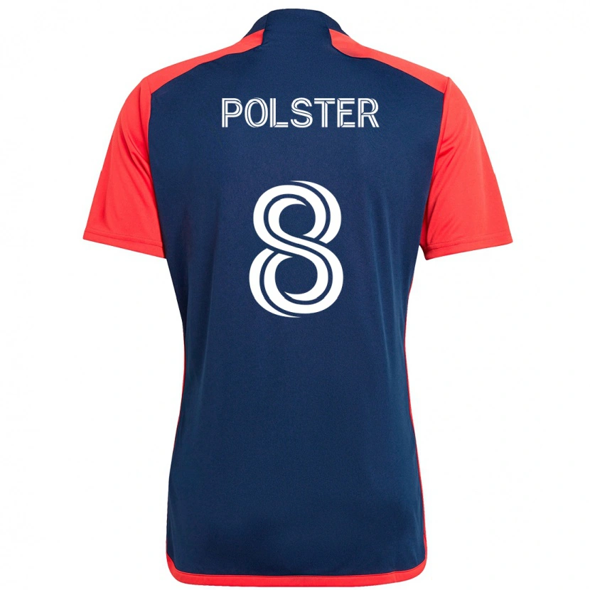Danxen Men Matt Polster #8 Blue Red Home Jersey 2025/26 T-Shirt