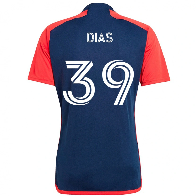 Danxen Men Marcos Dias #39 Blue Red Home Jersey 2025/26 T-Shirt