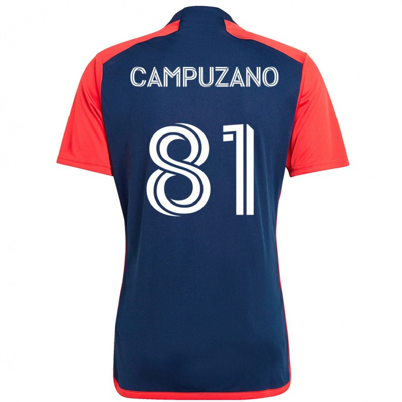 Danxen Men Nico Campuzano #81 Blue Red Home Jersey 2025/26 T-Shirt