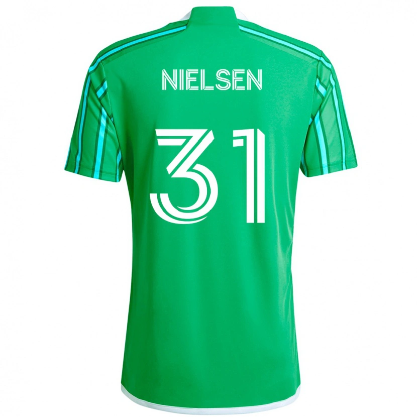 Danxen Men Madeline Nielsen #31 Green White Home Jersey 2025/26 T-Shirt