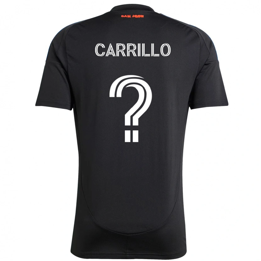 Danxen Men Israel Carrillo #0 Black Dark Blue Home Jersey 2025/26 T-Shirt
