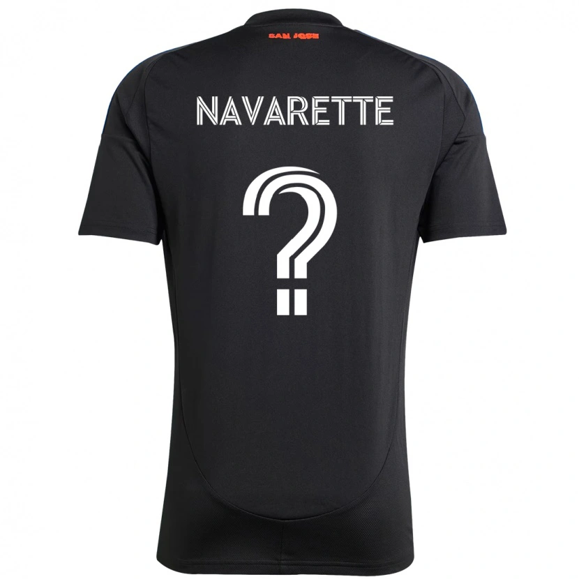 Danxen Men Samuel Navarette #0 Black Dark Blue Home Jersey 2025/26 T-Shirt