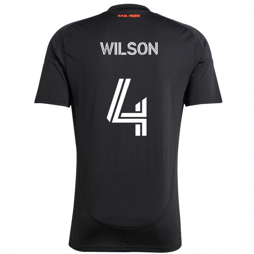 Danxen Men Bruno Wilson #4 Black Dark Blue Home Jersey 2025/26 T-Shirt