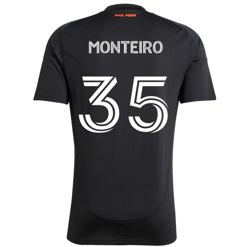 Danxen Men Jamiro Monteiro #35 Black Dark Blue Home Jersey 2025/26 T-Shirt