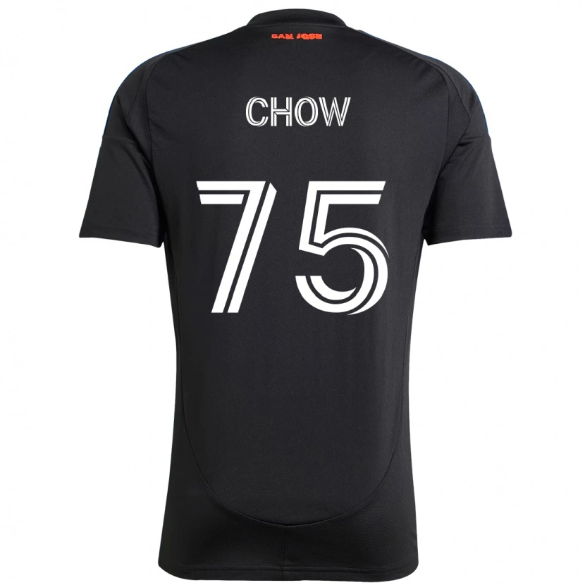Danxen Men Alex Chow #75 Black Dark Blue Home Jersey 2025/26 T-Shirt