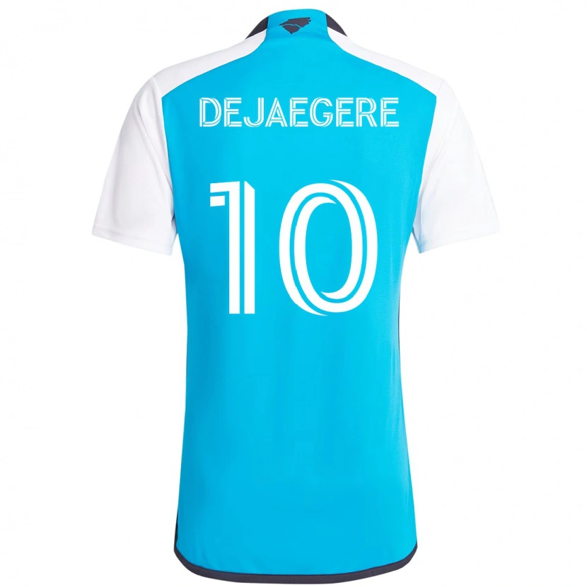 Danxen Men Brecht Dejaegere #10 Sky Blue White Home Jersey 2025/26 T-Shirt