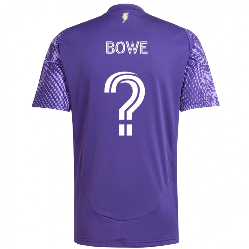 Danxen Men Thomas Bowe #0 Purple White Home Jersey 2025/26 T-Shirt