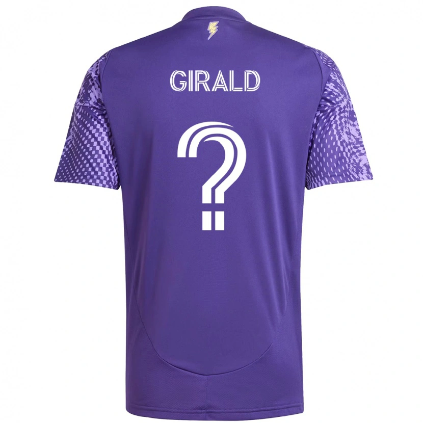 Danxen Men Gian Girald #0 Purple White Home Jersey 2025/26 T-Shirt
