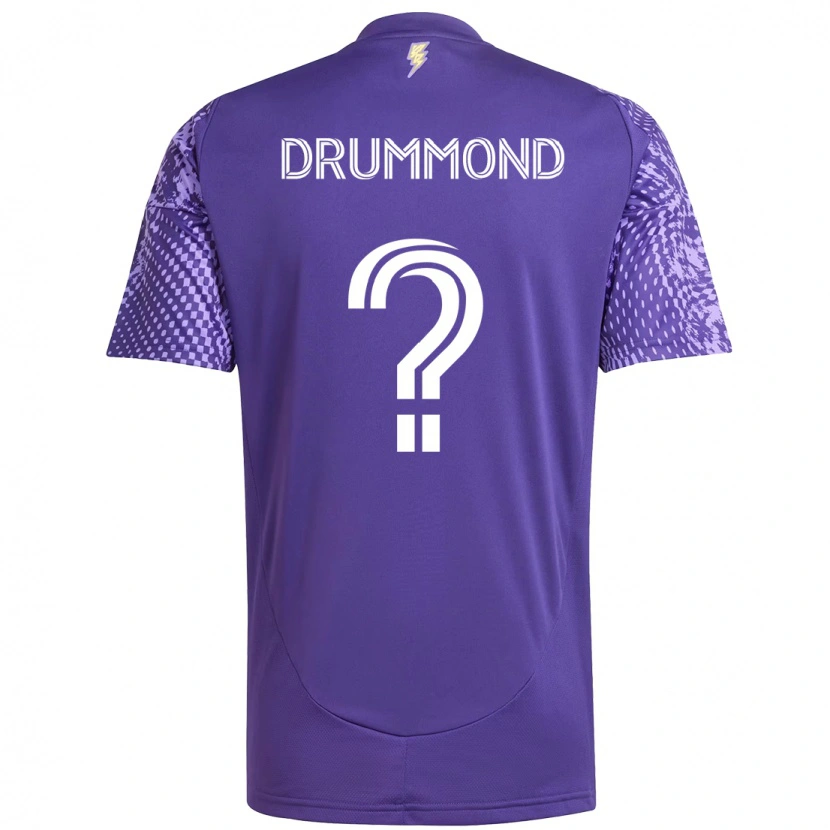 Danxen Men Owen Drummond #0 Purple White Home Jersey 2025/26 T-Shirt