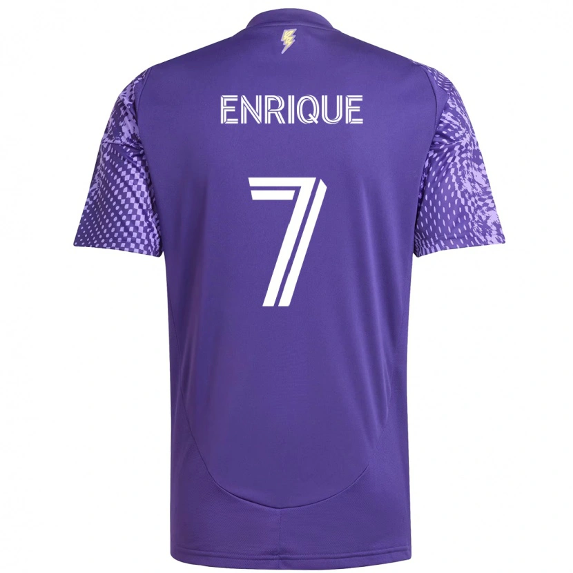 Danxen Men Ramiro Enrique #7 Purple White Home Jersey 2025/26 T-Shirt