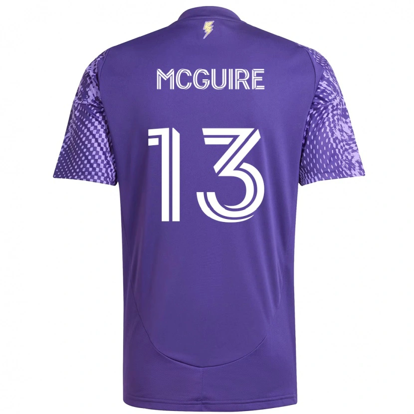 Danxen Men Duncan Mcguire #13 Purple White Home Jersey 2025/26 T-Shirt
