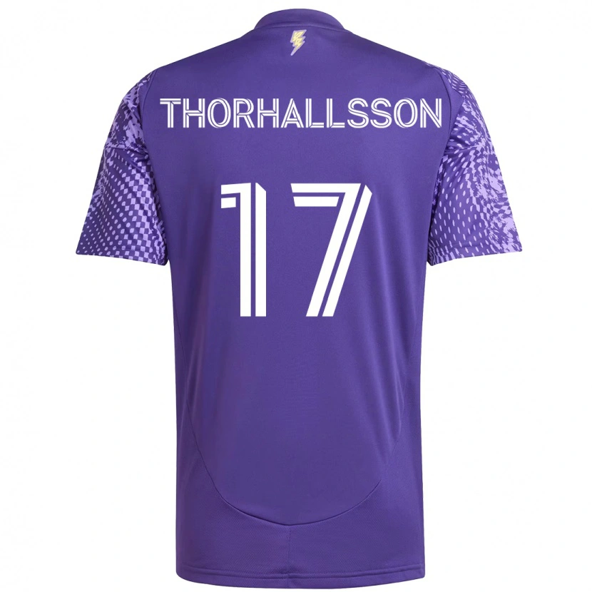 Danxen Men Dagur Dan Thórhallsson #17 Purple White Home Jersey 2025/26 T-Shirt