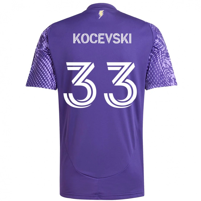 Danxen Men Jeorgio Kocevski #33 Purple White Home Jersey 2025/26 T-Shirt