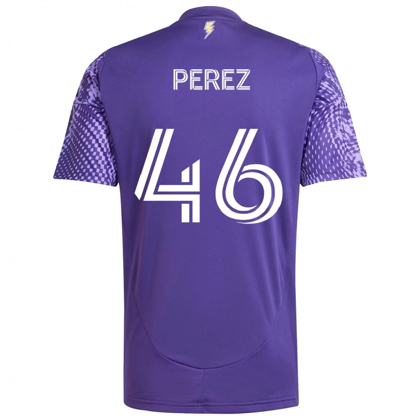 Danxen Men Franco Pérez #46 Purple White Home Jersey 2025/26 T-Shirt