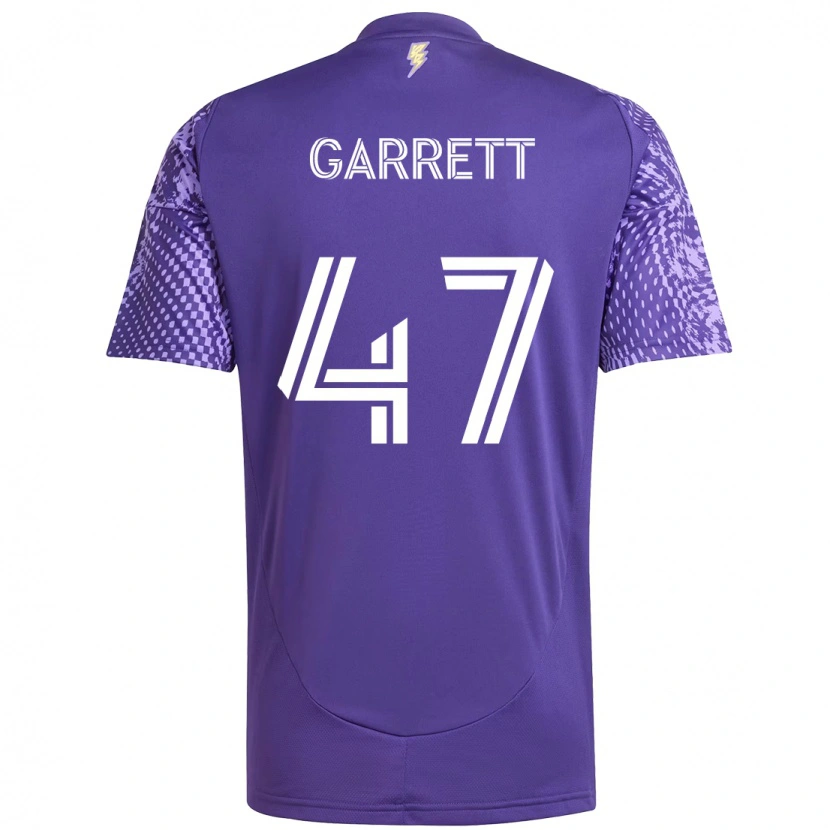Danxen Men Ian Garrett #47 Purple White Home Jersey 2025/26 T-Shirt