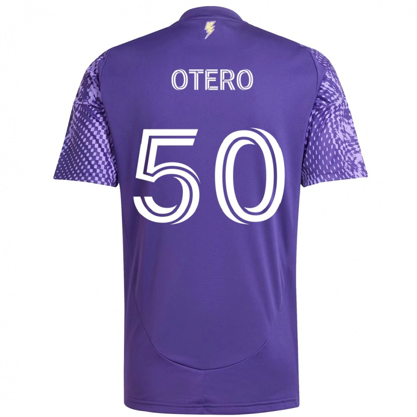 Danxen Men Javier Otero #50 Purple White Home Jersey 2025/26 T-Shirt