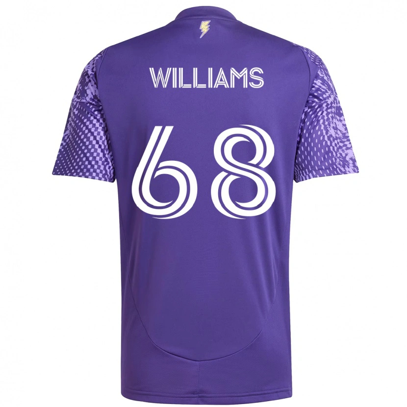 Danxen Men Thomas Williams #68 Purple White Home Jersey 2025/26 T-Shirt