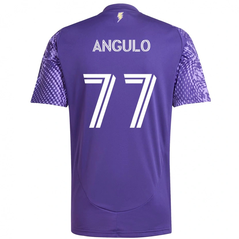 Danxen Men Iván Angulo #77 Purple White Home Jersey 2025/26 T-Shirt
