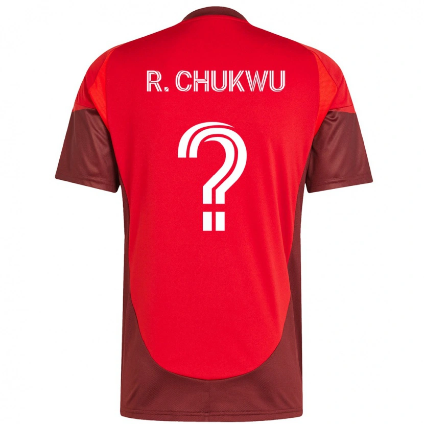 Danxen Men Richard Chukwu #0 Red White Home Jersey 2025/26 T-Shirt