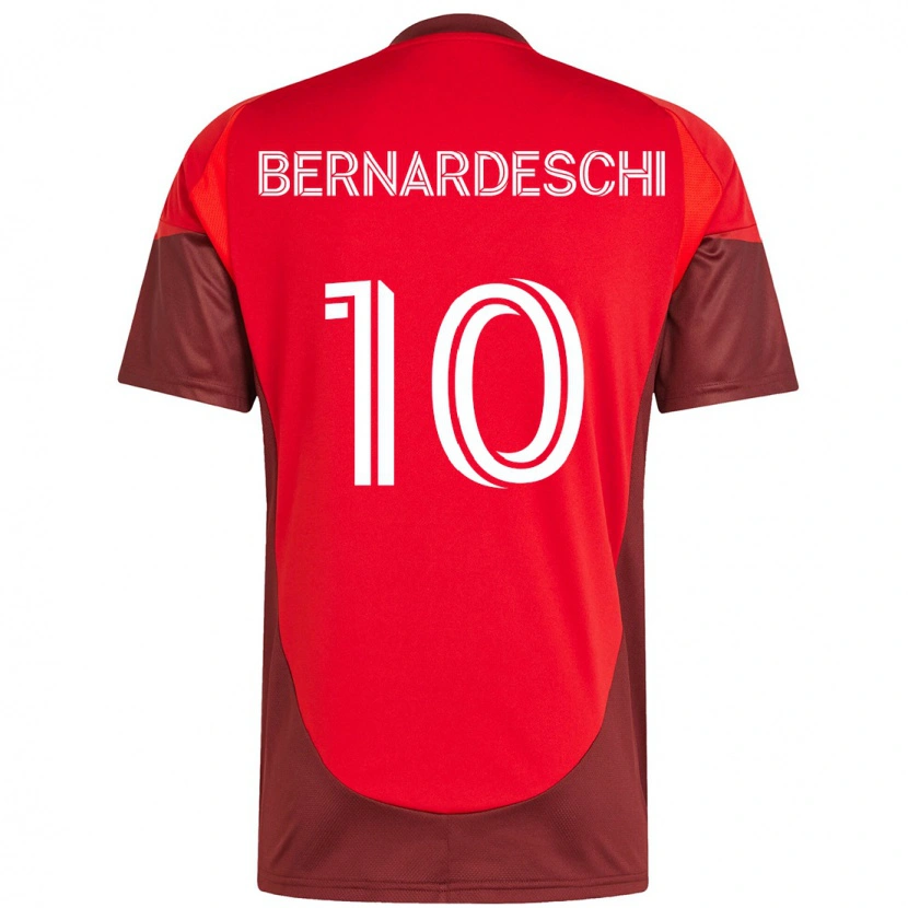 Danxen Men Federico Bernardeschi #10 Red White Home Jersey 2025/26 T-Shirt