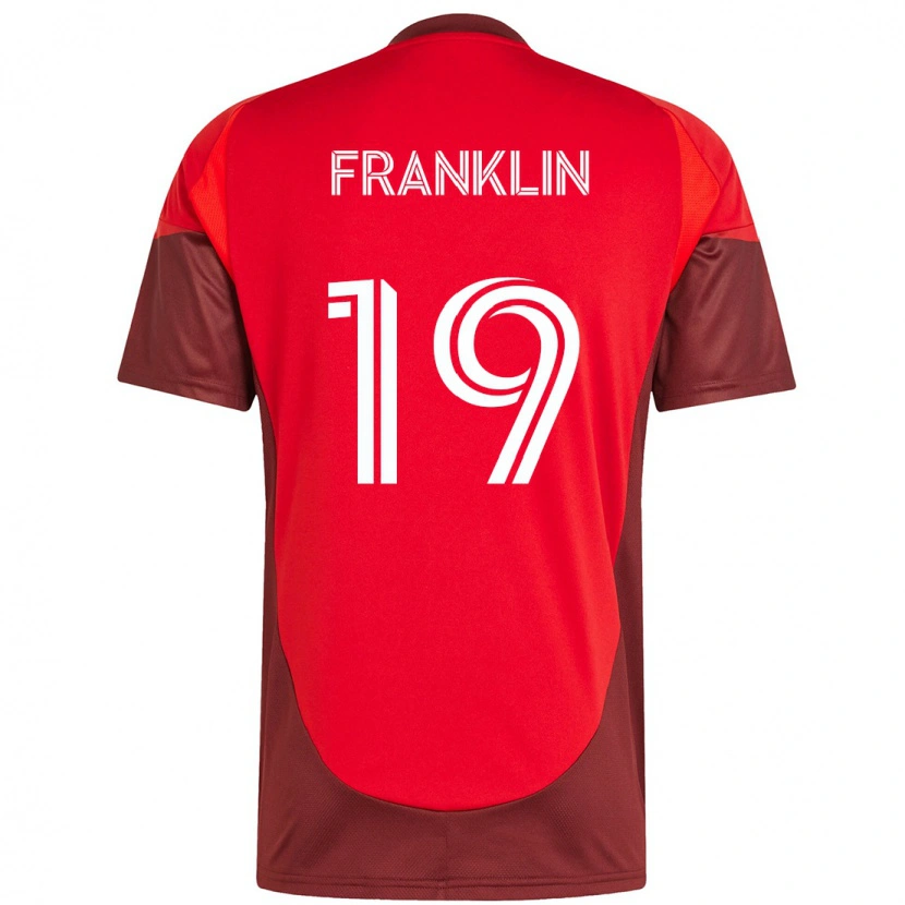 Danxen Men Kobe Franklin #19 Red White Home Jersey 2025/26 T-Shirt