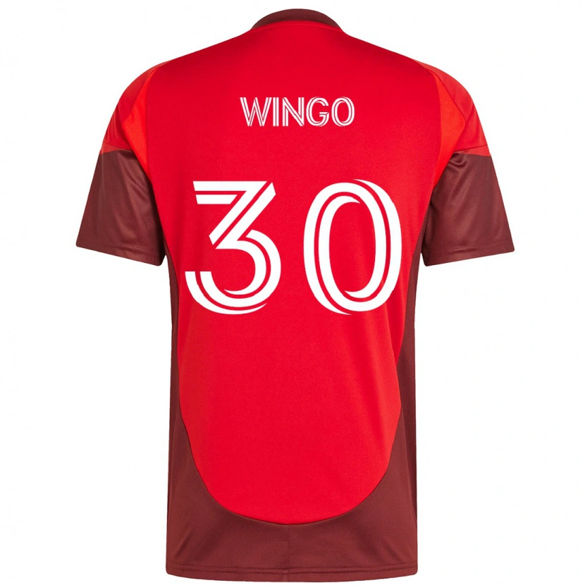 Danxen Men Henry Wingo #30 Red White Home Jersey 2025/26 T-Shirt