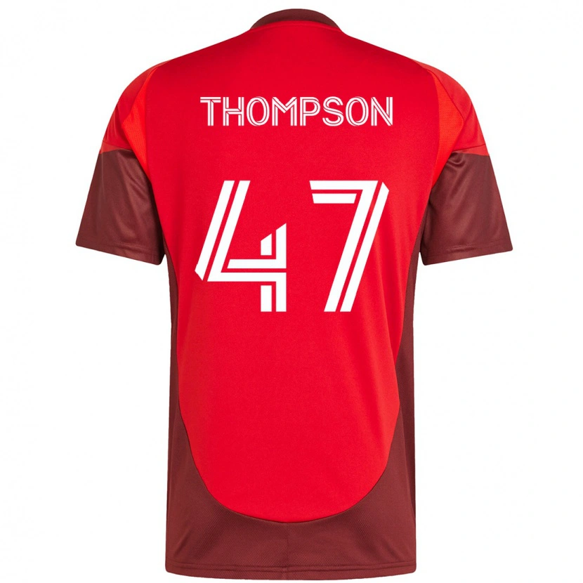 Danxen Men Kosi Thompson #47 Red White Home Jersey 2025/26 T-Shirt