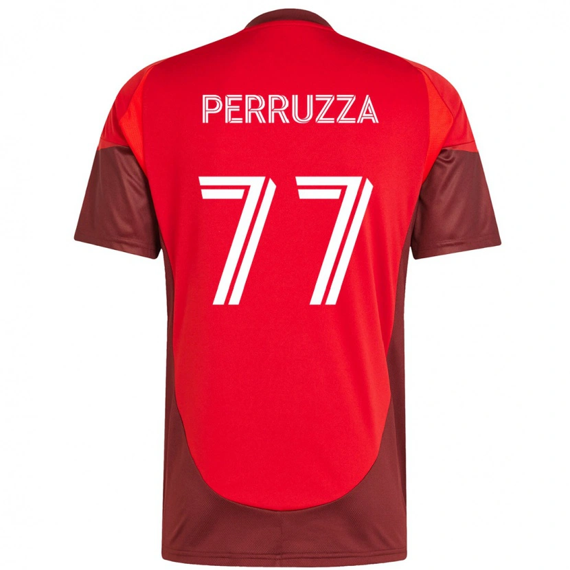 Danxen Men Jordan Perruzza #77 Red White Home Jersey 2025/26 T-Shirt