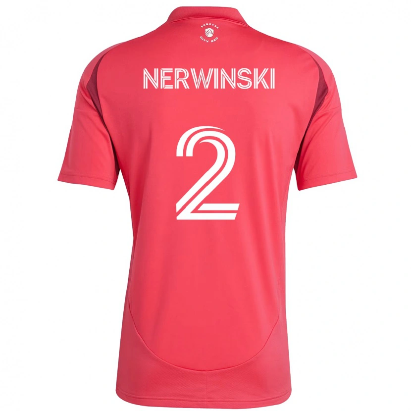 Danxen Men Jake Nerwinski #2 Magenta White Home Jersey 2025/26 T-Shirt