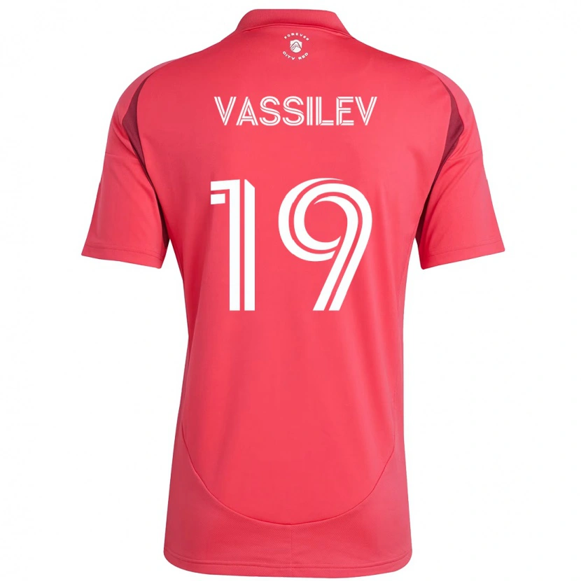 Danxen Men Indiana Vassilev #19 Magenta White Home Jersey 2025/26 T-Shirt