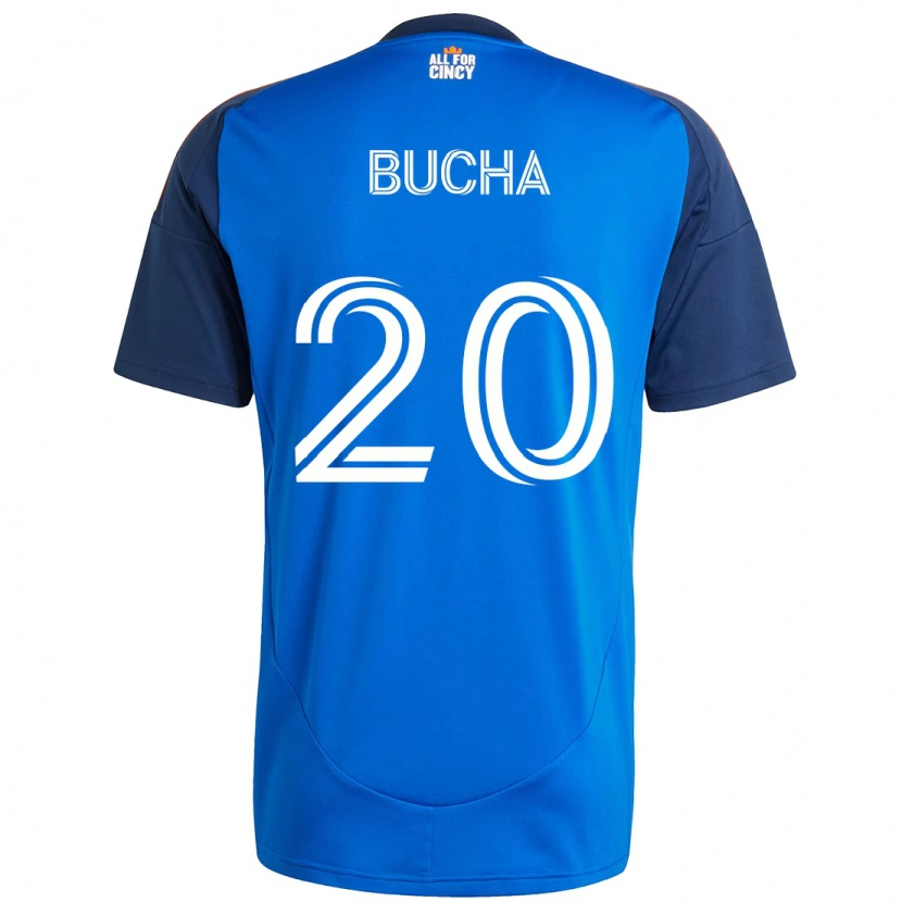 Danxen Men Pavel Bucha #20 Dark Blue Orange Home Jersey 2025/26 T-Shirt