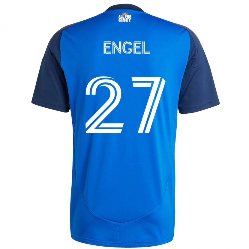 Danxen Men Lukas Engel #27 Dark Blue Orange Home Jersey 2025/26 T-Shirt