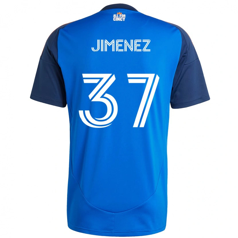 Danxen Men Stiven Jimenez #37 Dark Blue Orange Home Jersey 2025/26 T-Shirt