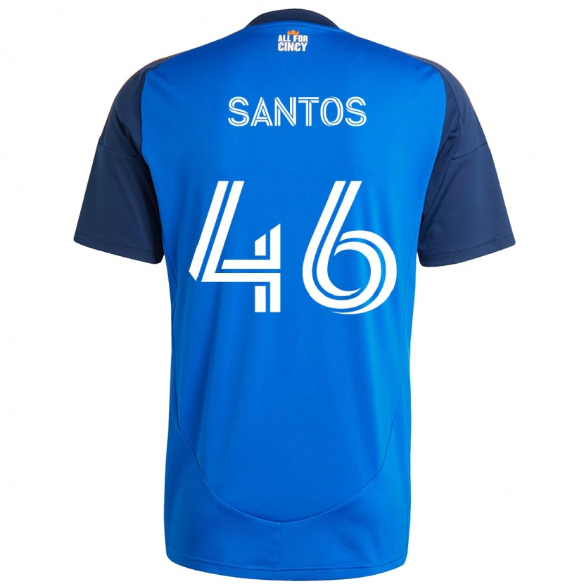 Danxen Men Guilherme Santos #46 Dark Blue Orange Home Jersey 2025/26 T-Shirt