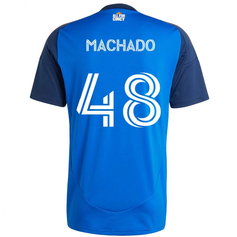 Danxen Men Juan Machado #48 Dark Blue Orange Home Jersey 2025/26 T-Shirt