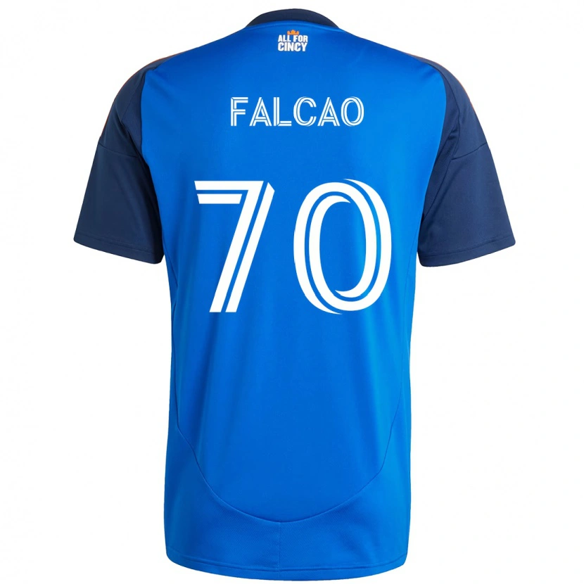 Danxen Men Kiano Falcao #70 Dark Blue Orange Home Jersey 2025/26 T-Shirt