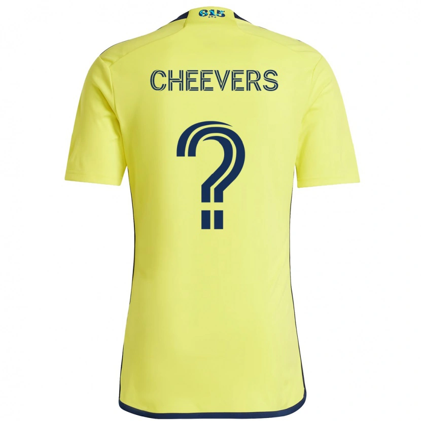 Danxen Men Scott Cheevers #0 Yellow Navy Blue Home Jersey 2025/26 T-Shirt