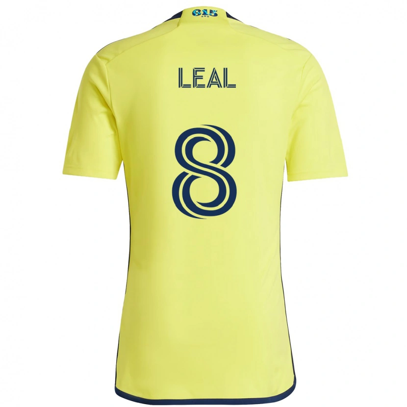 Danxen Men Randall Leal #8 Yellow Navy Blue Home Jersey 2025/26 T-Shirt