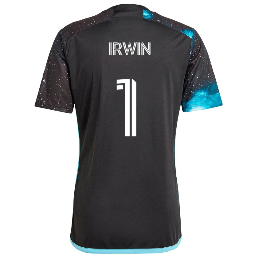 Danxen Men Clint Irwin #1 Black Blue Home Jersey 2025/26 T-Shirt