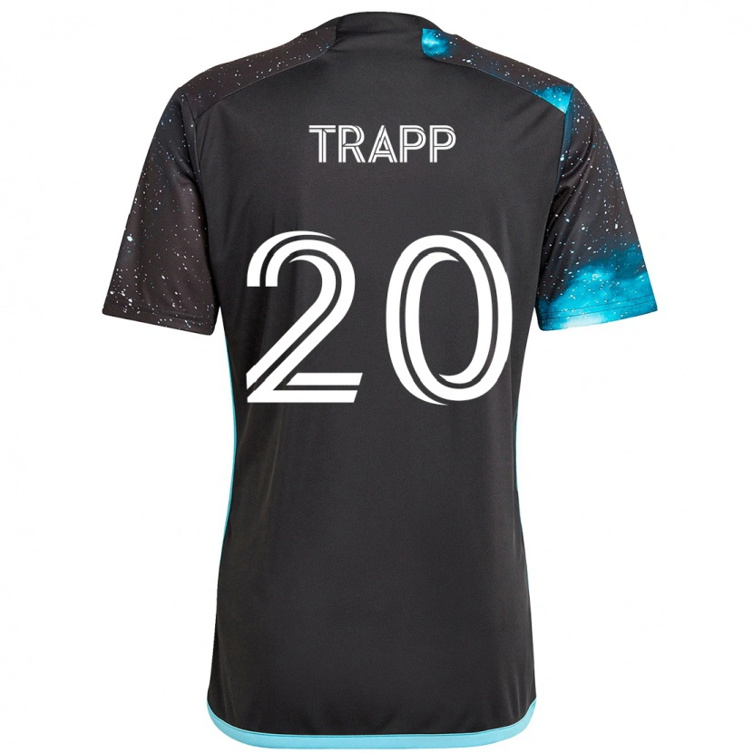 Danxen Men Wil Trapp #20 Black Blue Home Jersey 2025/26 T-Shirt
